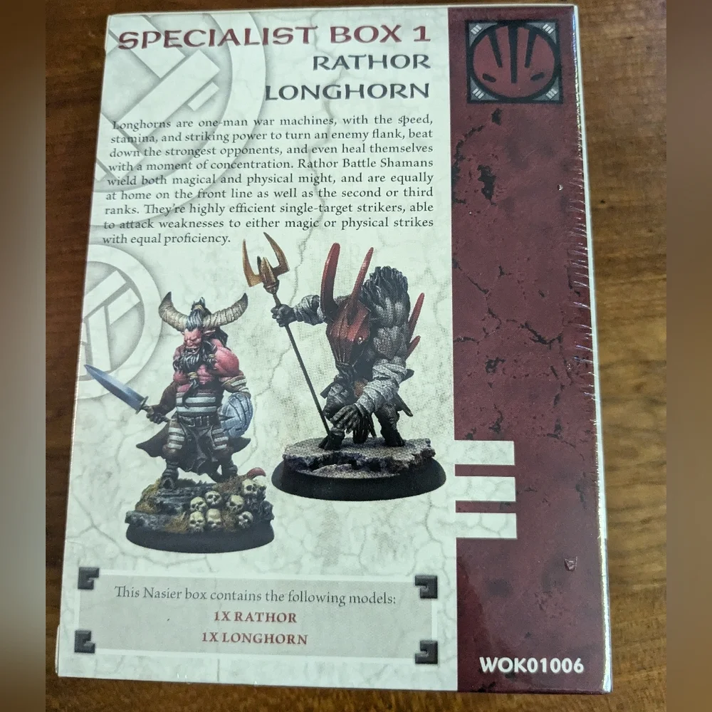 NWT CMON Specialist Box 1 - Wrath of Kings - Gray